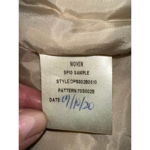 LAFAYETTE 148 OFF WHITE STUDDED SEQUINED COTTON/LYCRA SKIRT 8 - Picture 7 of 11